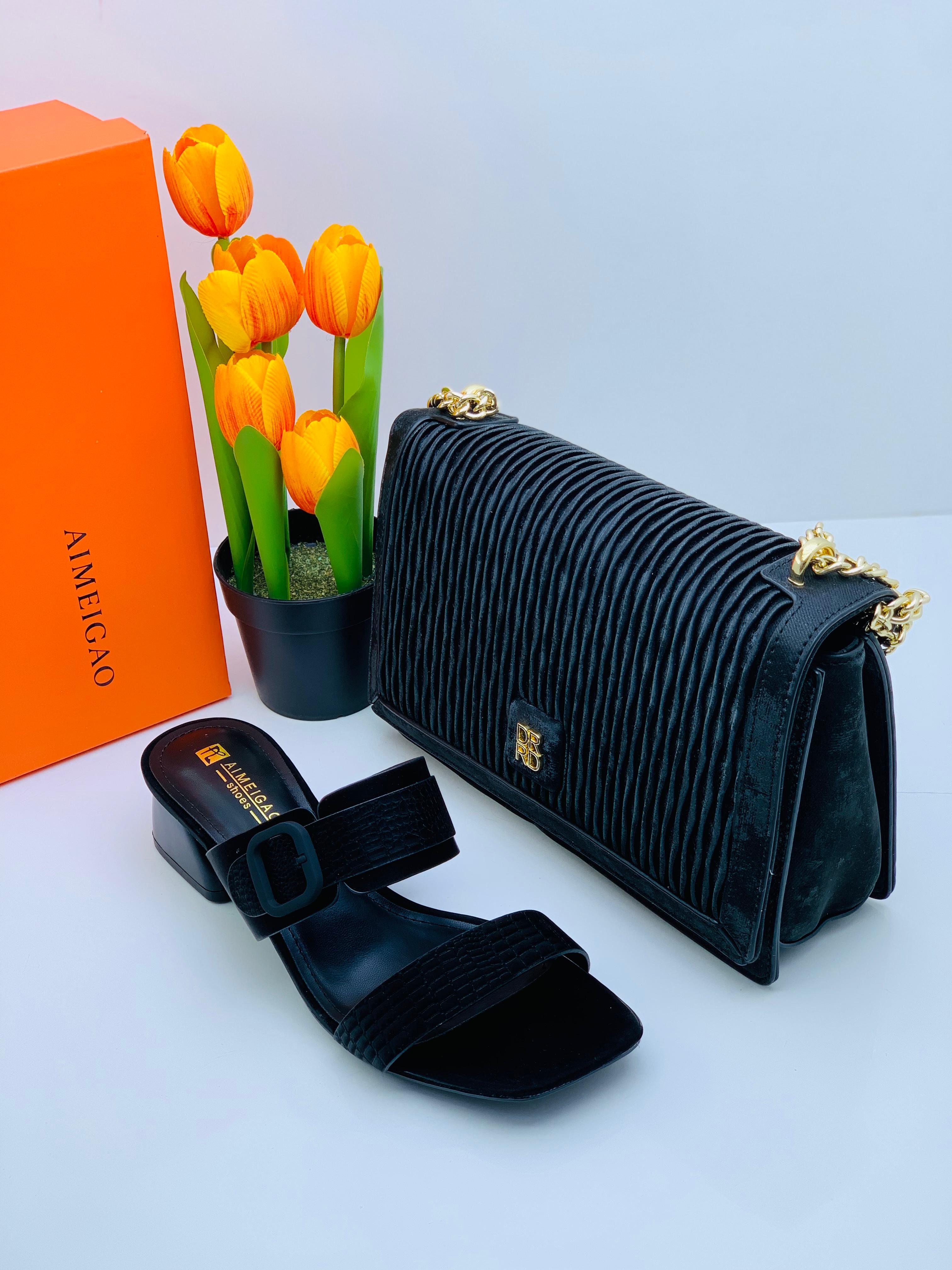 Ensemble sac a main dame et babouche à talon , Tawfeex Market, Tawfeex, ecommerce, senegal, market