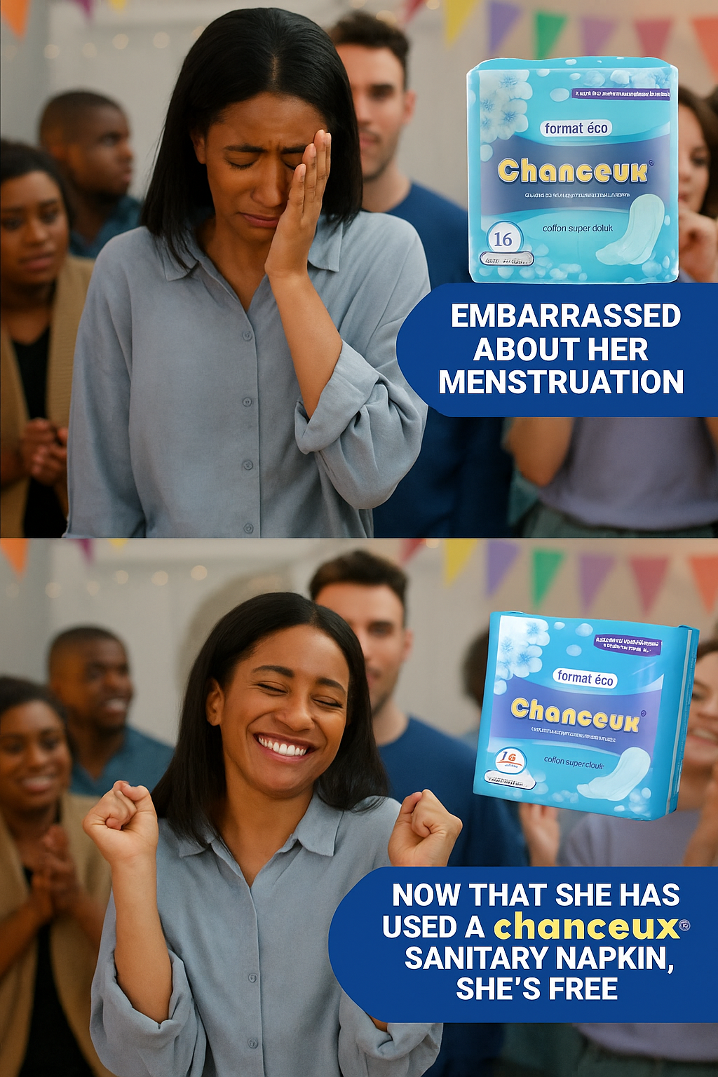 Serviette hygiénique chanceux , Tawfeex Market, Tawfeex, ecommerce, senegal, market